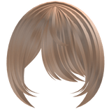 Blonde Cozy Side Swept Bangs