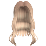 Blonde curly everyday hair