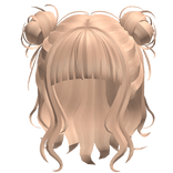 Blonde Cute Anime Twin Buns