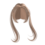 Blonde Flowy Anime Girl Pigtails