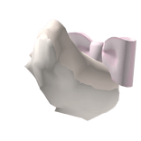 ♡ : Blonde Fluffy Shiba Inu Tail w/ Pink Ribbon