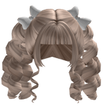 Blonde Gyaru Pigtails w/ Bows