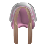 Blonde Hairstyle with Bunny Hood