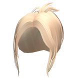 blonde high ponytail hair