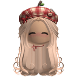 blonde igari hair w beret necklace face