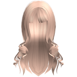 ♡ Blonde Long Delicate Curly Doll Idol Beach Hair