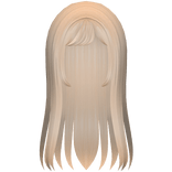 blonde long straight anime doll soft sweet hair