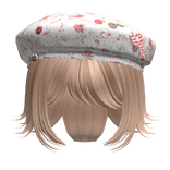 ♡ Blonde Short Spiky Hair & Igari Mori Kei Beret