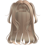 Blonde Wavy Pigtails Hair