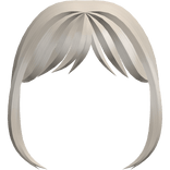Blonde White Bangs