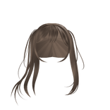 Blonde Windy Hair w Pigtails