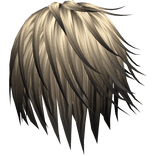 Blonde Wispy Japanese Vkei Windy Hair