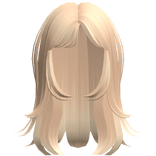 blonde wolfcut layered hair