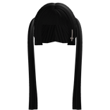 ♡ : blonde/black cross goth y2k long pigtails 