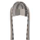 ♡ : blonde/black raccoon scene y2k long pigtails 