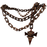 Bloody Rusty Kurapika Hanged Neck Chain