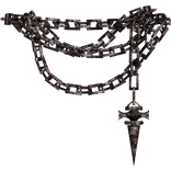 Bloody Silver Kurapika Hanging Chain