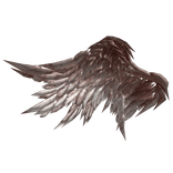 Bloody White Skeletal Wing [Right]