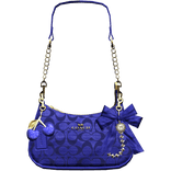 Blue 2000s Y2K Handbag  w/Charms