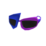 Blue 80's Shades