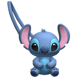 blue alien bunny purse