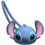 blue alien bunny purse