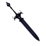 Blue and Black Enchanted Elder Sword