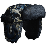 Blue & Gold Vintage Ushanka