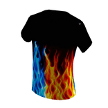 Blue and red flames t-shirt 🔥