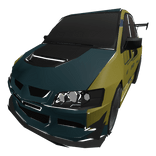 Blue And Yellow Sports Car