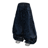 Blue Baggy Y2K Leopard Print Sweats