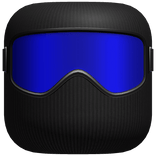 Blue Balaclava Goggles