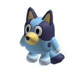 Blue Bluey Bandit Dog Plushie Holdable