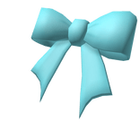 Blue Bow for Fox Tail