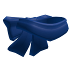 Blue Bow Scarf