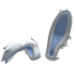 Blue bunny ears
