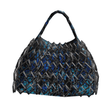 Blue Camo Emo Grunge Chained Handbag