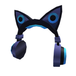 Blue Cat Ear Headphones