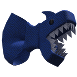 blue chomp shark hairbow