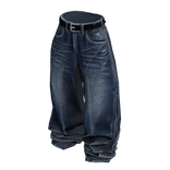 Blue Classic Baggy Denim Jeans