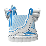 🤍 blue coquette classy babydoll dress