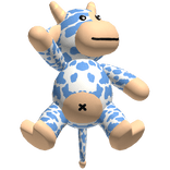 Blue Cow with cute spots
