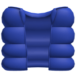 blue cozy puffer vest