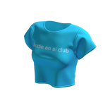 ☆ Blue Cropped Shirt