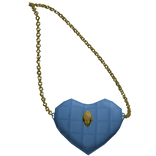 Blue Crossbody Heart Purse 