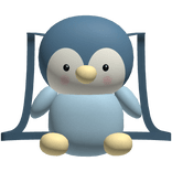 Blue Cute Penguin Plushie Backpack [1.0]