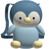 Blue Cute Penguin Plushie Backpack [3.0]