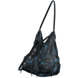 Blue Cyber Gothic Waist Bag