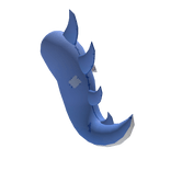 Blue Drakobloxxer Hoodie Tail