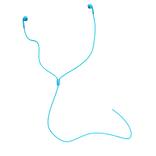blue earbuds headphones